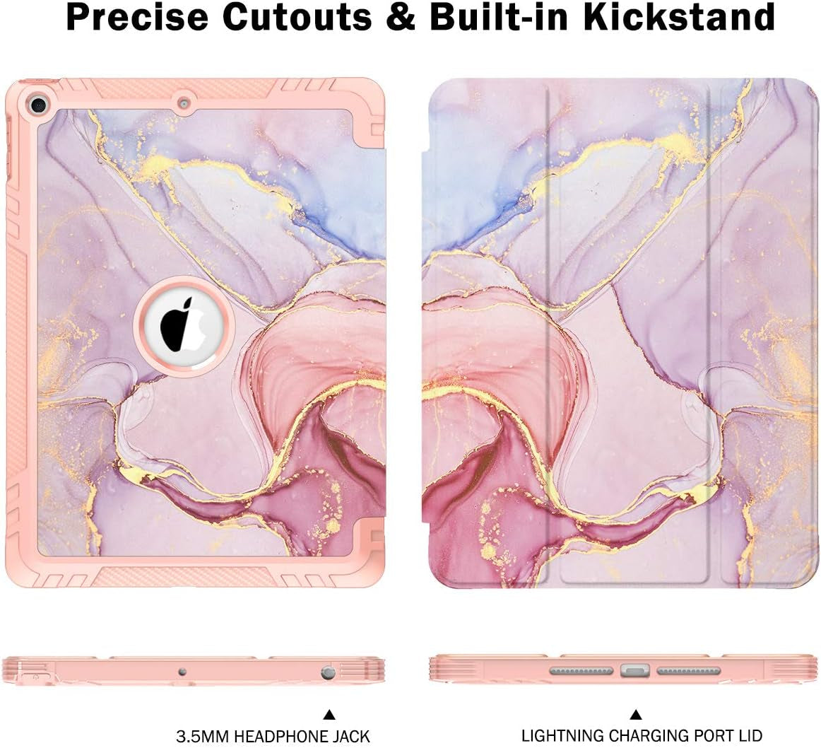 Comptible with Pad 10.2 Case with Pencil Holder 2021& 2019 & 2020 Release,Pad 9Th/8Th/7Th Generation Case,Full Body Protective Filio Smart Case Cover with Wake/Sleep Feature