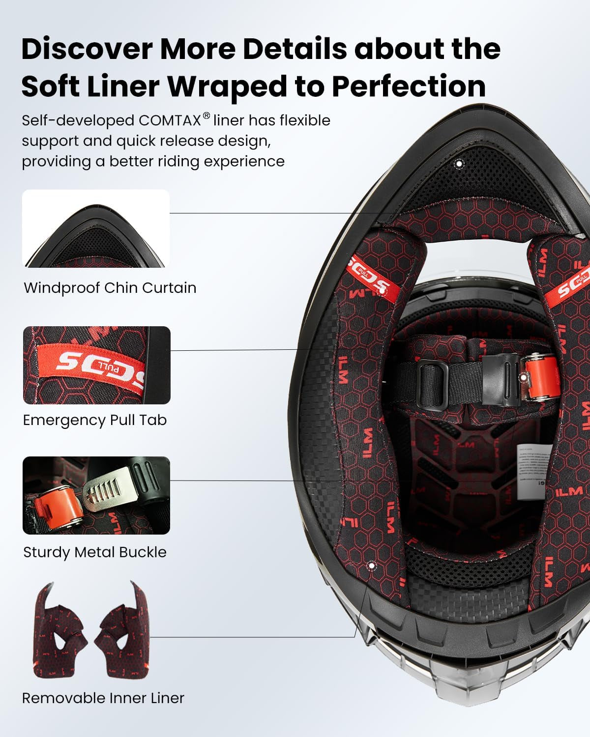 Motorcycle Helmet Full Face with Pinlock Compatible Clear&Tinted Visors and Fins Street Bike Motocross Casco DOT Model Z501(Legend Green, Large)