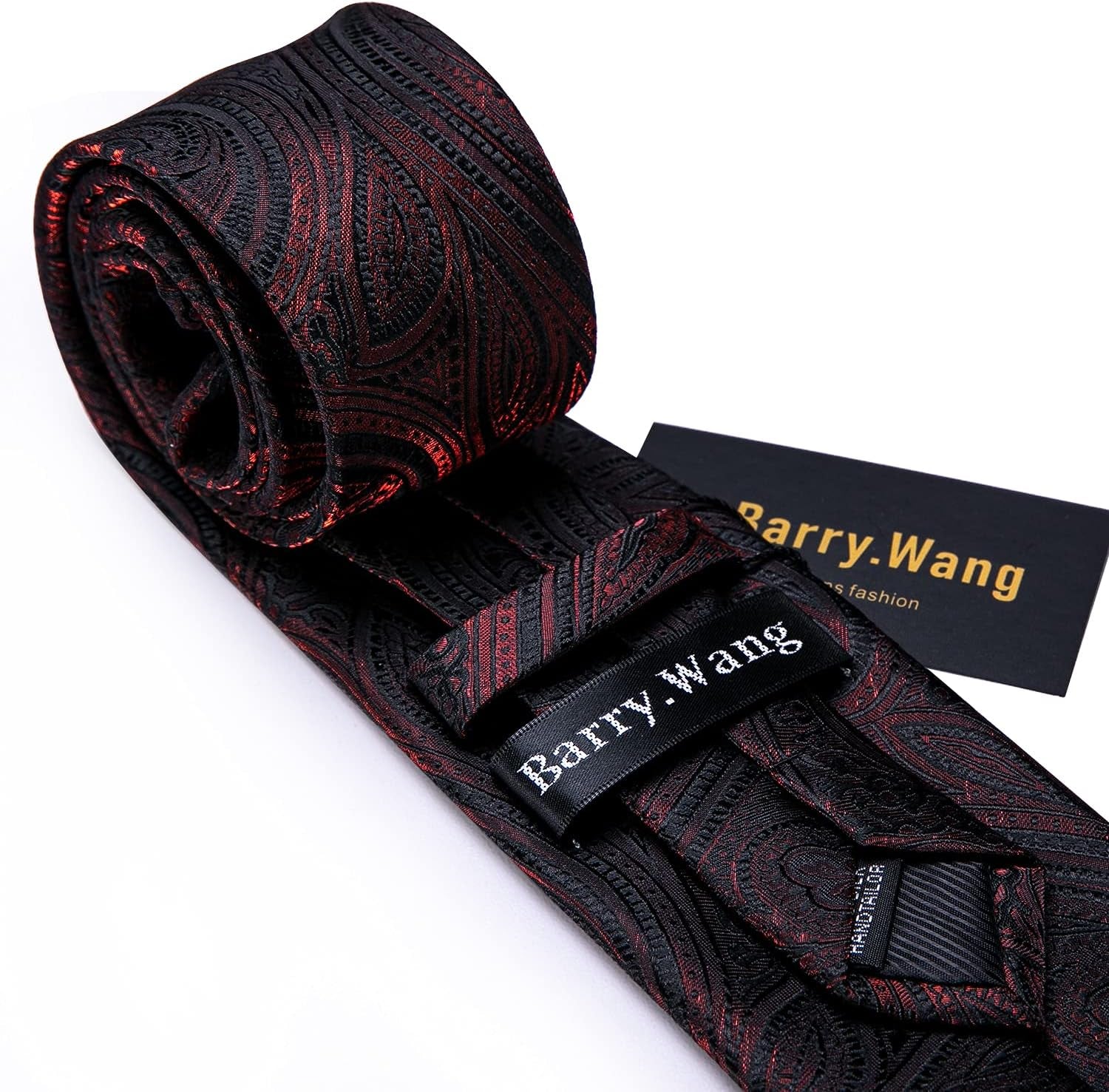 Classic Burgundy Flower Man Tie Set Wedding Necktie Pocket Square Cufflinks Ceremony