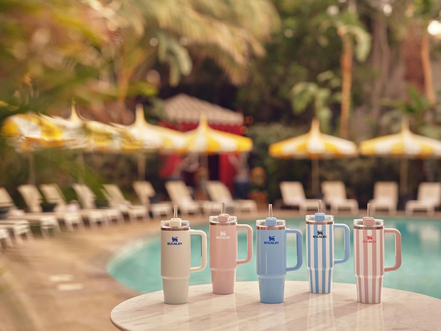 Quencher H2.0 Tumbler with Handle and Straw 40 Oz | Flowstate 3-Position Lid | Cup Holder Compatible for Travel | Insulated Stainless Steel Cup | Bpa-Free | Cream Royal