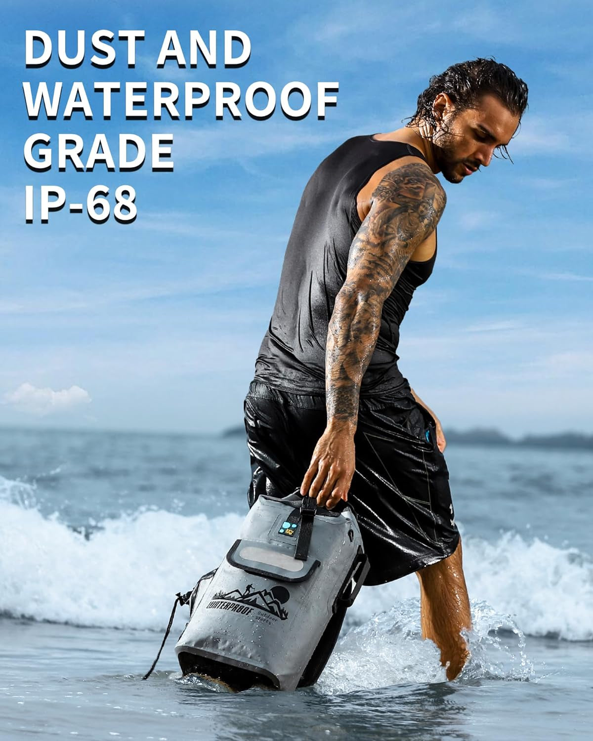 Dry Bag Backpack Waterproof Floating 20L/30L/40L, Dry Bags Waterproof Backpack for Men, Dry Sack Waterproof Bag