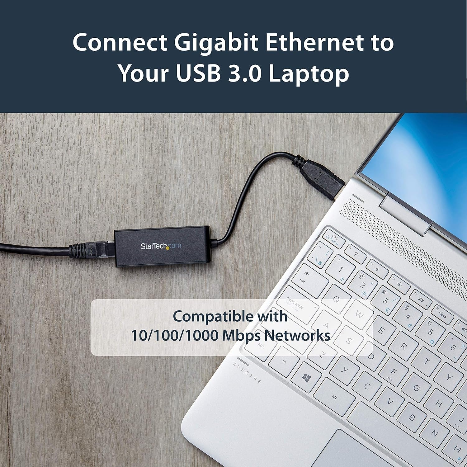 USB 3.0 to Gigabit Ethernet NIC Network Adapter - USB to RJ45 for 10/100/1000 Network