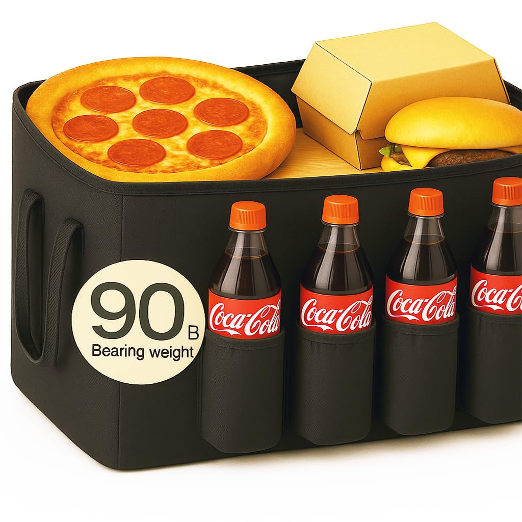 Catering Bag for Doordash Uber Eats 22X14X13 Insulated Food Delivery Bag with Cup Holders/Drink Carriers Premium XXL, Beverages, Grocery, Pizza, Commercial Quality Hot and Cold Hot Boxes