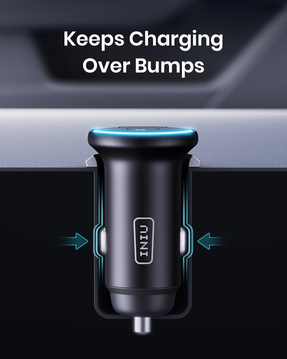 USB C Car Charger, 66W USB-C & USB-A Fast Charging Cigarette Lighter Adapter, Car Power Adapter PD QC3.0 Mini Car Phone Charger, for Iphone 17 16 15 Pro Max Samsung Galaxy S25 S24 S23, Ipad Pro